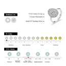 D/VVS1 Round Shape All Synthetic Moissanite Ring for Women Engagement Fine Jewelry Gift R111