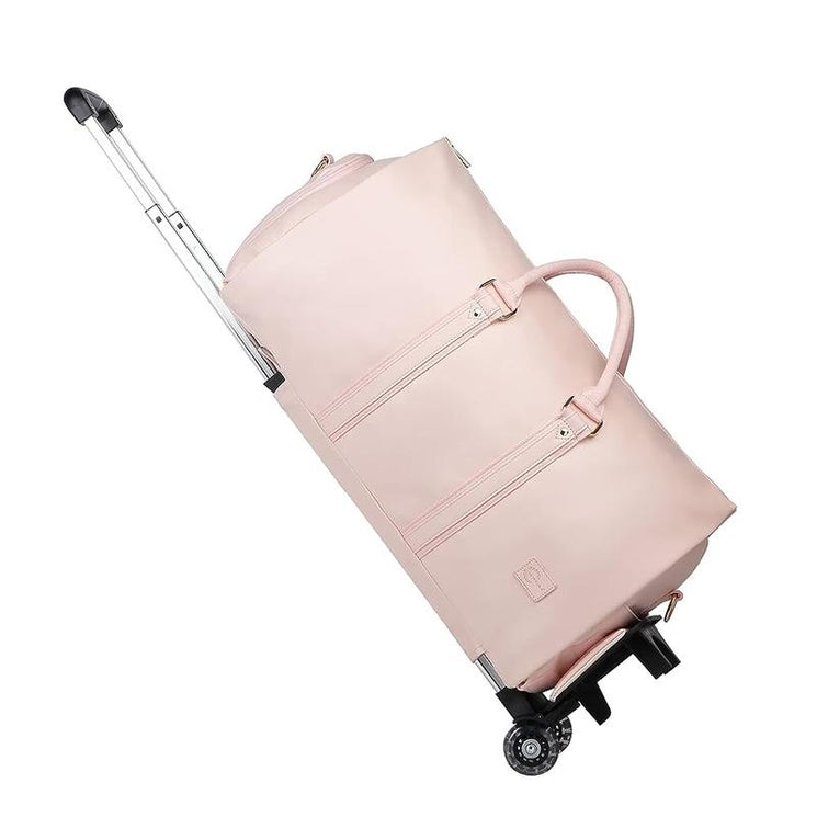 SEYFOCNIA TikTokShopBacktoSchool Rolling Garment Bags for Travel Convertible Duffle with Wheels Roller Bag Carry On Luggage Weekender Design