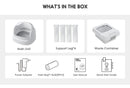 PetPivot AutoScooper 11 Open-Top Self-Cleaning Cat Litter Box，Odor-Free Waste Disposal includes Trash Bags