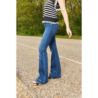 3 LENGTHS The Gwen from Lovervet: Mid-Rise Tummy Control Flare Denim  Fit Jean Womenswear Bottom