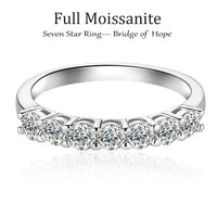 10/10 Moissanite Lab-Created 2Colors Set Ring 2CT VVS Clarity 14K Gold Plated Stackable 3 Stones Hypoallergenic Band for Women Wedding Engagement Birthday Gift Anniversary Prom Party Holiday Date Casual Bling Iced Jewelry