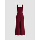 Cider Red Corduroy Jumpsuit