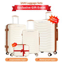 UUH Luggage Sets with TSA Locks -3pcs/4pcs/6pcs/7pcs/8pcs/9pcs Suitcases Sets-Travel and Moving Set(Family Set)