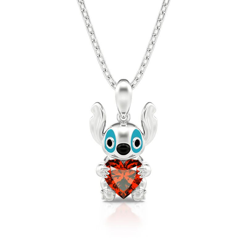 Red Stone & Silver
