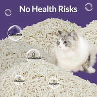 Tofu Cat Litter-Clumping, 100% Natural Organic, Flushable, Dust-Free, Odor Control, Low Tracking, Not Suitable for Automatic Litter Boxes Clean