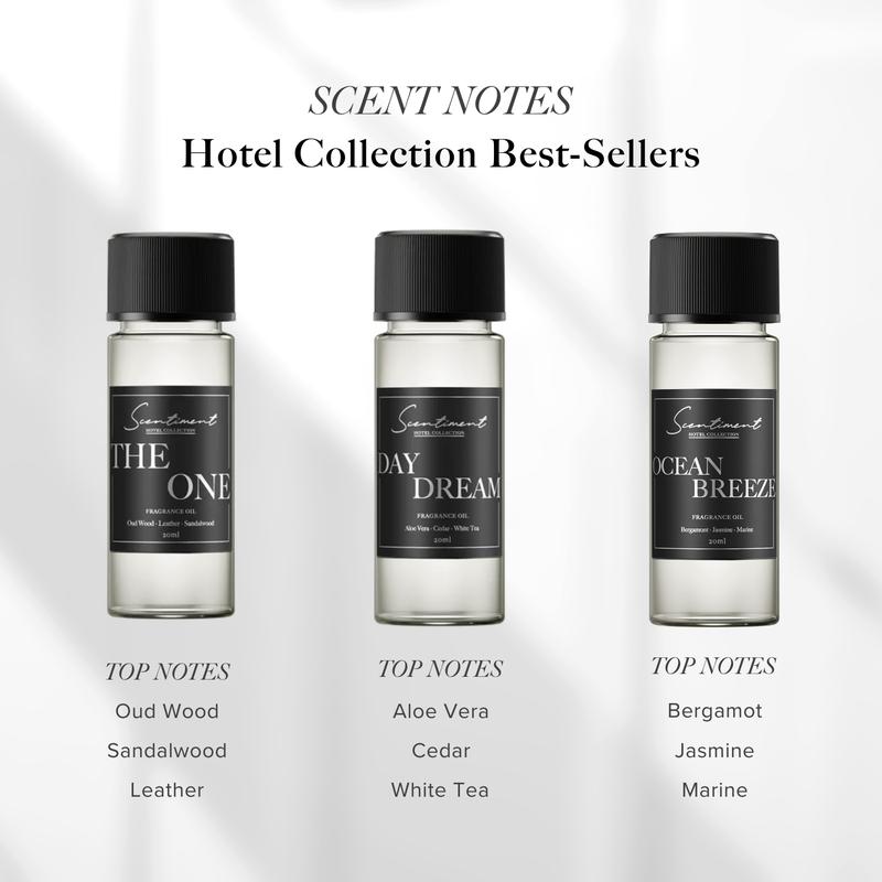 Diffuser Air 2 Discovery Kit | with Cold-Air Diffusion Technology | Covers 1,000 Sqft | Rechargeable Battery & Wi-Fi Control | Top 3 Luxury Hotel-Inspired Scents 20ml