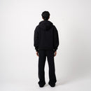 350 GSM 'Black' Zip-Up Hoodie
