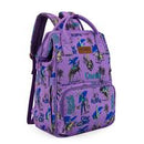 Wrangler WildWest Travel Backpack with Side Wipes Pocket, Waterproof Pocket, Large Capacity Carry On Diaper Backpack for Work, Travel, School, Hiking