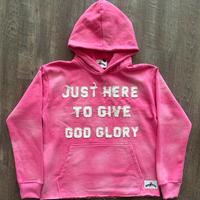 "Just Here To Give God Glory" Hoodies