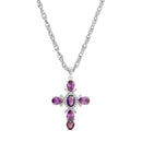 Chromatic Colorful Cross Necklace