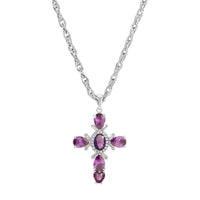 Chromatic Colorful Cross Necklace