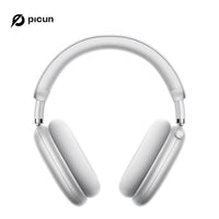 Picun F8 Pro Wireless Headphones - 52dB Noise Cancellation, 5 Smart ENC Mics, Detachable Fabric Ear Cushions, 140 Hour Standby, Seamless Dual Device Connection for All-Day Use and Boosted Productivity