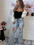 Viral Lainey Tummy Control Flare Jeans