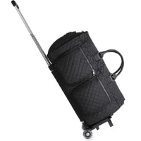 SEYFOCNIA TikTokShopBacktoSchool Rolling Garment Bags for Travel Convertible Duffle with Wheels Roller Bag Carry On Luggage Weekender Design