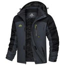 MAGCOMSEN Men's Winter Coats Waterproof Ski Snow Jacket Warm Fleece Jacket Parka Raincoats With Multi-Pockets