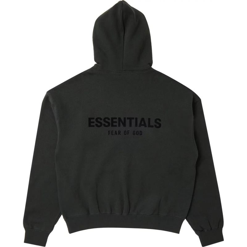 Fear of God Essentials Pullover Hoodie 'Stretch Limo' FW22 Casual Man Oversized Fit Medium Long Sleeve Stylish Menswear Sweatshirts Tops Graphic