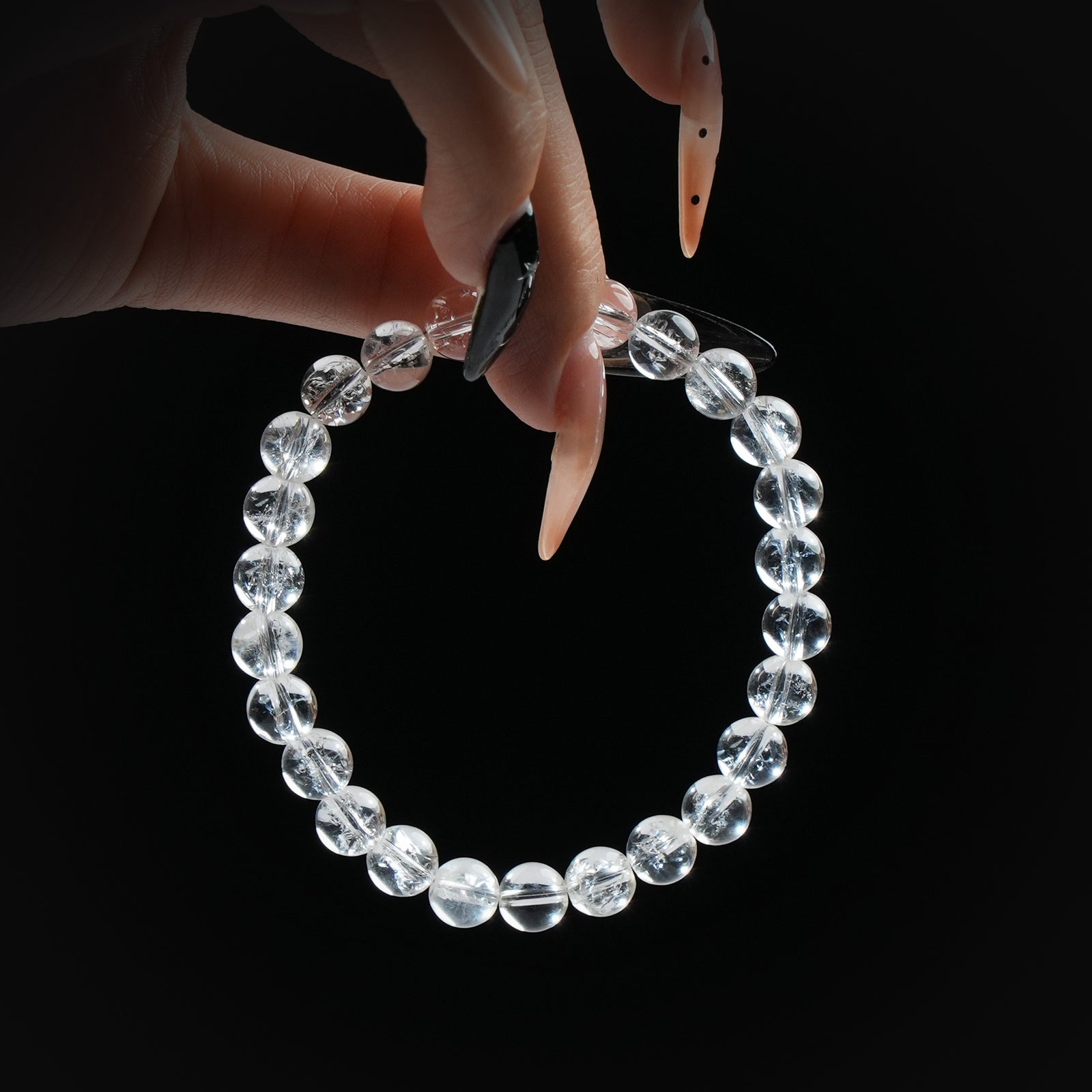 Himalayan Clear Quartz Healing Bracelet – Energy Amplifying Crystal Jewelry