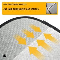 Reusable Electrostatic Pet Hair Removal Gloves – Double-Sided Grooming Mitt for Cats & Dogs | Gentle Deshedding Glove for Furniture, Clothes, Car, Carpet & Bedding (No Battery Needed)