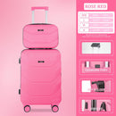 HOt 2025 multifunctional two-piece suitcase, YOUGGELl suitcasea must-have for going out, carry-on suitcase 20 inch+ 13inch /360° universal wheels, cup holder suitcase, chargingport suitcase unisex /business trip / travel /school must-have #outdoorfun