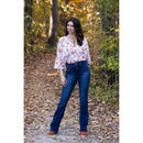 3 LENGTHS The Rachel by Lovervet: High-Rise Tummy Control Bootcut Denim Fabric Fit Jeans Generous Front Pockets