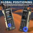1/2PCS BAOFENG UV32 GPS Ham Radio Walkie Talkie 10W APP Programming Wireless Copy Frequency Rechargeable uv32 Multi Band 2500mAh UV-32 uv-32 Type-C AM FM NOAA Radio