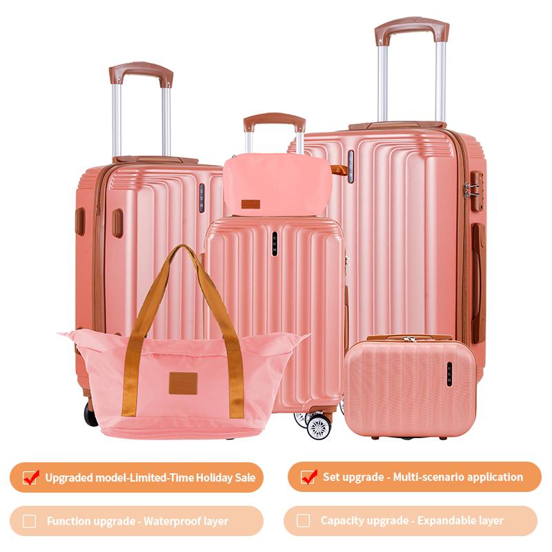 6pcs-Rose Gold
