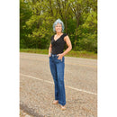 3 LENGTHS The Gwen from Lovervet: Mid-Rise Tummy Control Flare Denim  Fit Jean Womenswear Bottom