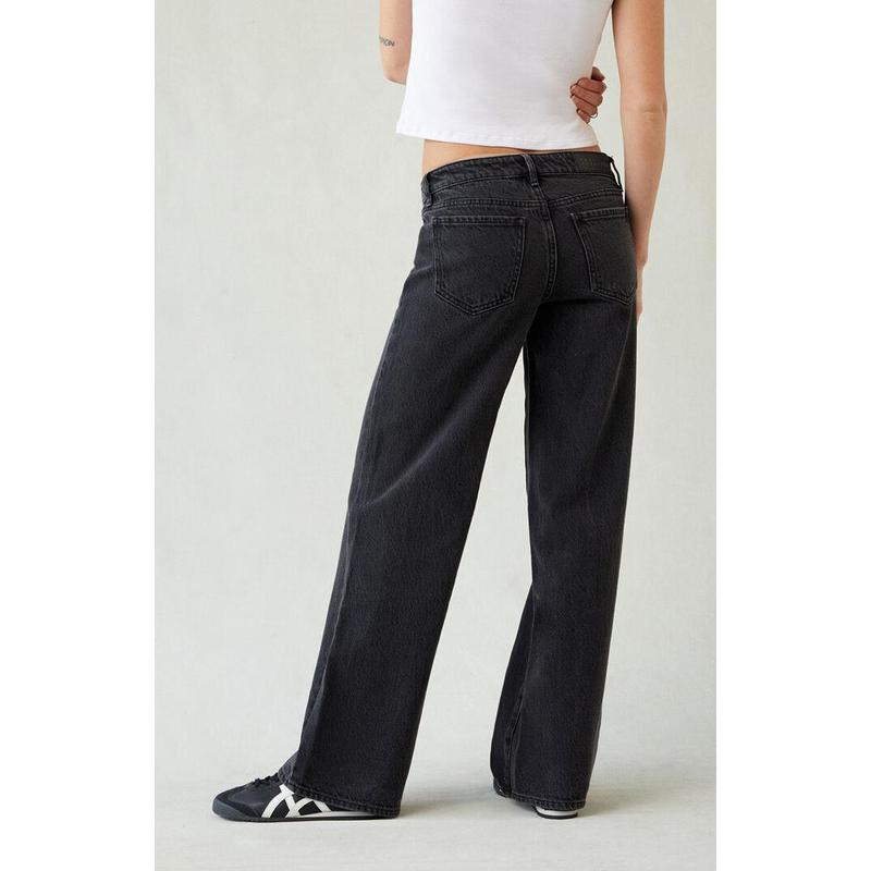 Pacsun Women's Zoe Low Rise Girlfriend Jeans Black
