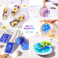 153 PCS Jewelry Making Kit, Beginner Resin Kit,Resin Accessories for Keychains, Jewelry, Earrings, Necklaces, Pendants,DIY Handmade Holiday Gift Crafts,Comes With Tutorial For Beginners,85Pcs Dried Flowers Kit - Let's Resin