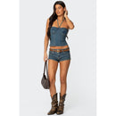 Jagger Low Rise Denim Shorts