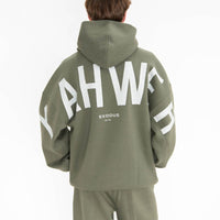 GLO Kingdom Essential Hoodie | Christian Oversized Hoodies, Heavyweight Faith Sweatshirts with Yahweh, Yeshua, Forgiven Designs, Super Soft Religious Apparel Gifts for Women & Men