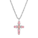 Chromatic Colorful Cross Necklace