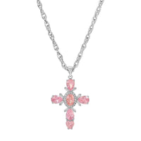 Chromatic Colorful Cross Necklace