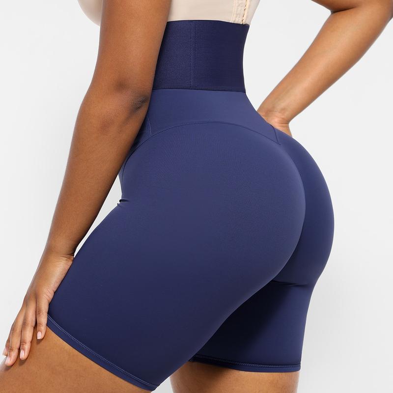 Shapellx AirSlim Waistband Workout Shaping Shorts Live
