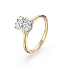 Oval Cut 2.0ct D VVS1 Color Lab-Created Moissanite Ring Jewelry for Women 925 Sterling Silver Engagement Wedding Lady's Gift Luxury R112