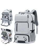 Large Capacity Backpack with Shoes Compartment & Usb Charging Port, Travel Essentials, Multi-functional Backpack for Hiking & Camping, Outdoor Knapsack for Men & Women
