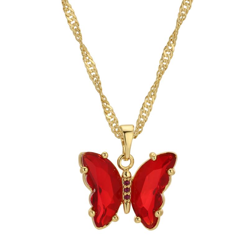Red / 16” + 2in ext / Gold