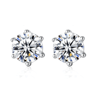 S925 Classic Zircon Earrings